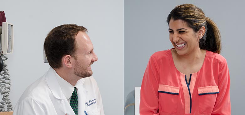 doctor with patient